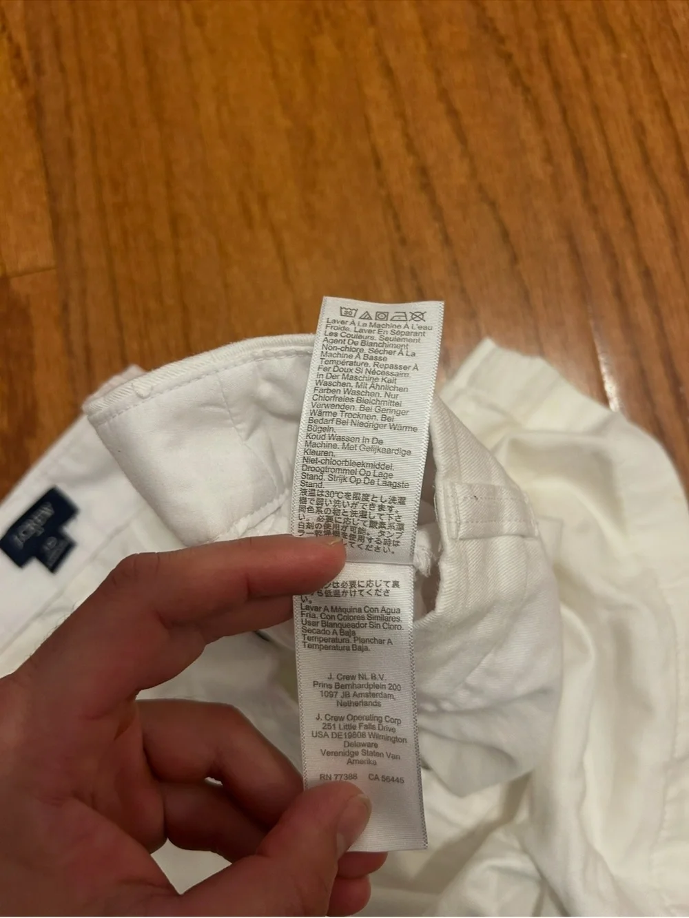 J.Crew White Chino Shorts Women's Size 10 Classic Summer Casual